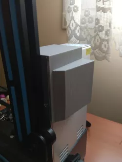 A10M-Ender3 PSU Fan air diverter cover