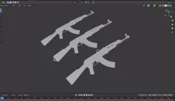 Ak 47 keychain