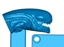 Alien Chestburster Mailbox Flag and Mount or Binary Indicator