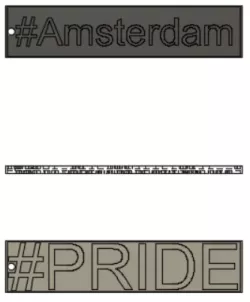 Amsterdam Pride Keychain