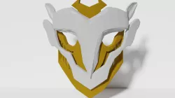 Arcane Ekko Firelight Leader Mask