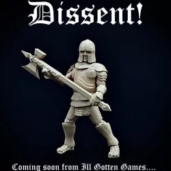 Armored Footman with Pollaxe