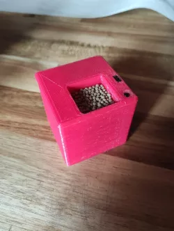 automatic fish pellet dispenser