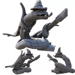Basil The Aspiring Sorcerer Snake Wizard Familiar