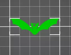 BATMAN PENDANT FOR NECKLACE, JEWELRY, EARRINGS, KEYCHAIN