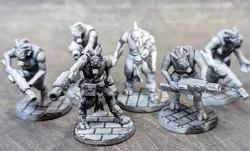 Beastmen in Space! Multipart Melta Gun squad