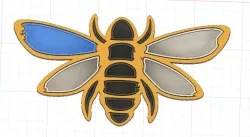 Bee 3d lamp