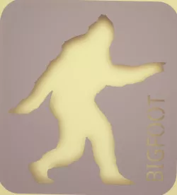 Bigfoot and Mothman Stencils
