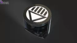 Black Lantern Ring with LED light