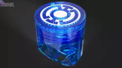 Blue Lantern Ring with LED light