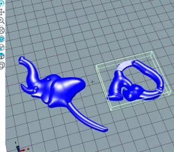 Brooch Little Elephant 3D model