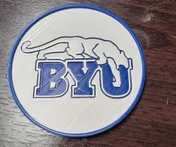 BYU Logo Coaster