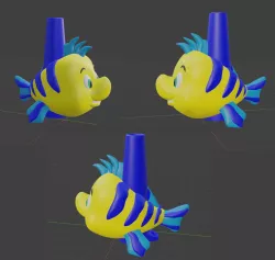 Cachimba flounder mouthpiece