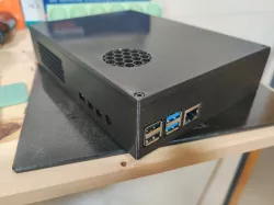 Case to Raspberry Pi 4, 2 relay module, 5V 4A PSU and 2 IEC