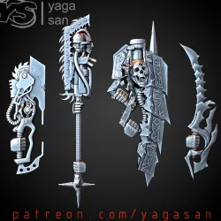 Chaos Space Marines Random Weapons KitBASH PACK (with hands)