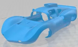 Chaparral 2D 1966 Printable Body Car