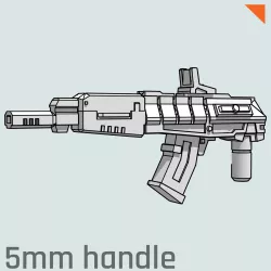 "CHASER-47" Transformers Weapon (5mm post)