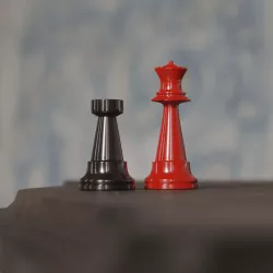 CHESS QUEEN AND ROOK SET