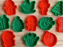 Christmas cookiecutters pack x4