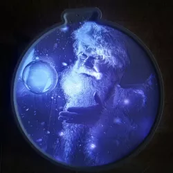 Christmas ornament lithophane