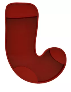 Christmas sock cookie cutter