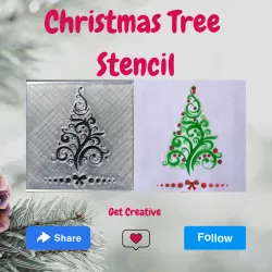 Christmas Tree Stencil
