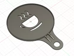 Coffee Decoration Template - Hot coffee