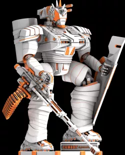 Combat Robot (Combot) All 130+ parts Pre-supported!