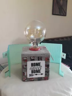 Concrete or Plaster Lamp Mold