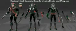 Custom 6 inch Imperial Guard Trio