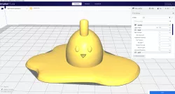 Cute chick egg, STL in Blender