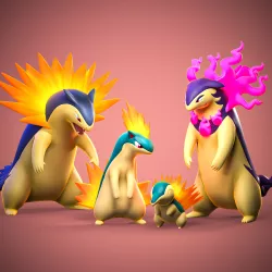 cyndaquil evolutions