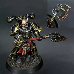Dark Heavy Saw Axe