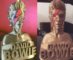 David Bowie Cartoony style