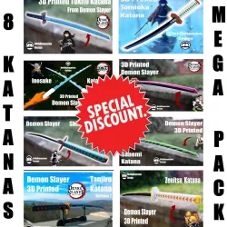 Demon Slayer Katanas Mega Pack - 8 Katanas design - Katana design - Sword