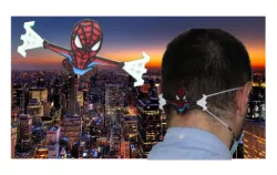Ear Saver for face mask | Spiderman Custom Face Mask Holder | Ear saver | Mask Grips | Handmade in the UK | Mask Extender