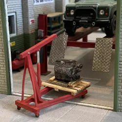 ENGINE HOIST 1/43 7MM SCALE O GAUGE MODEL RAILWAY NEW & IMPROVED