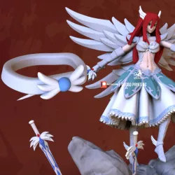 Erza Scarlet From Fairy Tail Necklace Cosplay