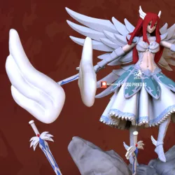 Erza Scarlet From Fairy Tail Wing Cosplay