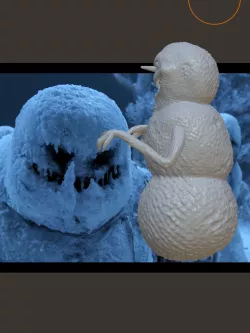 Evil snowman