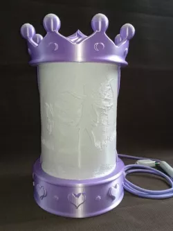 Fairy lithophane lamp