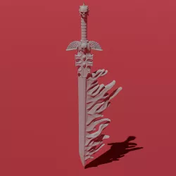Fancy Flame Sword