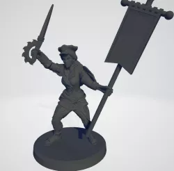 Female Guardsman Commisar (penal legion)