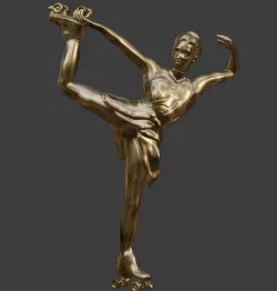 Female Roller Skater figure