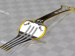 fork engraved
