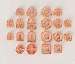GEO POLYMER CLAY CUTTER SET