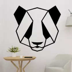 Geometric Panda Decor