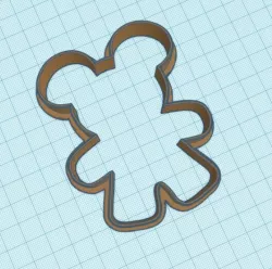 Gingerbread Mickey Cookie Cutter
