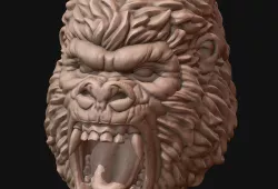 Gorilla Head