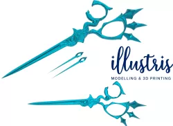 GWEN Hallowed Mist Scissors & Needles STL FILES [League of Legends]